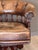 English Mid 19th Century English Mahogany and Leather Swivel Desk Chair For Sale - Image 3 of 12