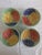 Vintage Bob Mackie Colorful Floral Ceramic Bowls - Set of 4 For Sale - Image 11 of 11