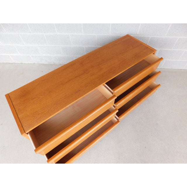Jesper Danish Modern Teak Dresser and Mirror For Sale - Image 9 of 16