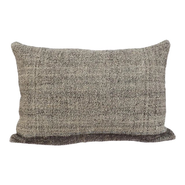 Gray Kilim Pillow Cover For Sale