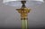 Green Onyx Corinthian Column Table Lamp with Pleated Shade, 1930s For Sale - Image 13 of 17