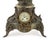 19th Century French Onyx and Antimony Clock For Sale - Image 3 of 5
