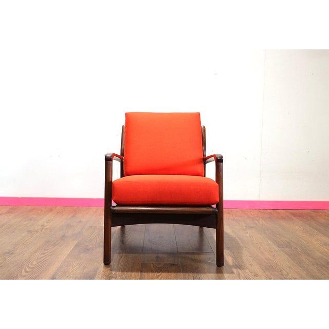 Mid 20th Century Mid Century Modern Toothill Lounge Chair, Danish Style For Sale - Image 10 of 11