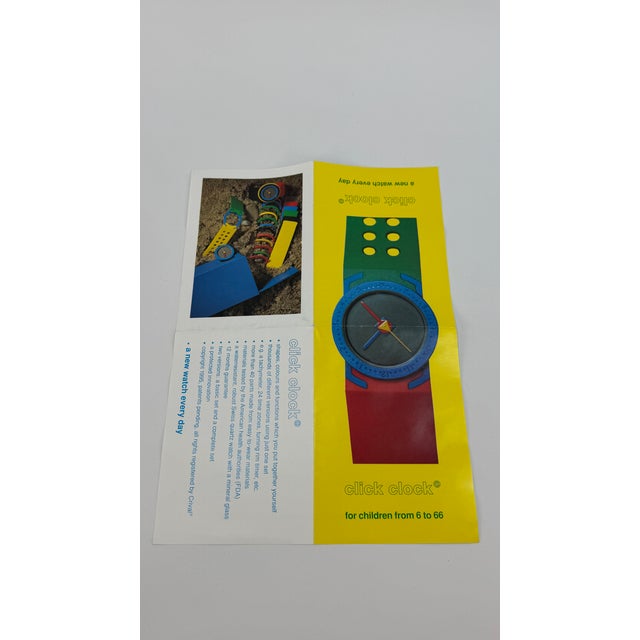 Rare 1995 Click Clock Complete Set by Verner Panton for Crival – Nos Swiss Design For Sale - Image 14 of 16