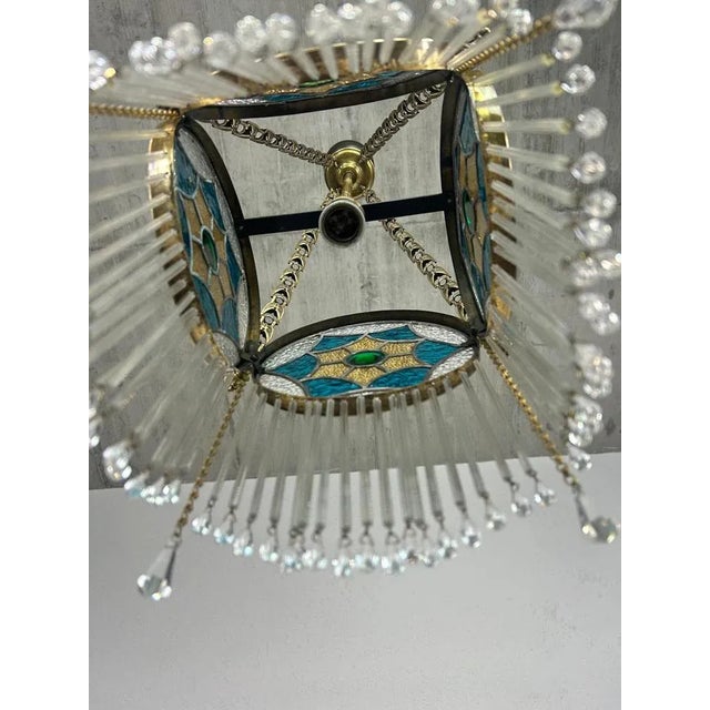 Jugendstil Hanging Lamp, 1890s For Sale - Image 9 of 11