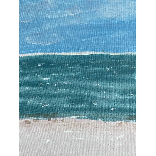 Original painting acrylic on canvas Seascape artwork.