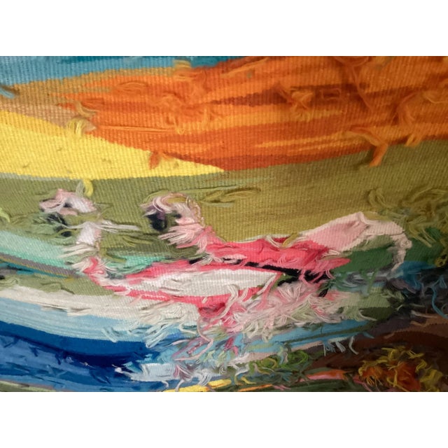 Textile Authentic Aubusson French Tapestry For Sale - Image 7 of 9