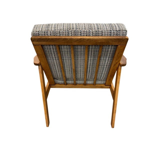 Mid-Century Modern Walnut Arm Chairs - Set of 2 For Sale In Philadelphia - Image 6 of 7
