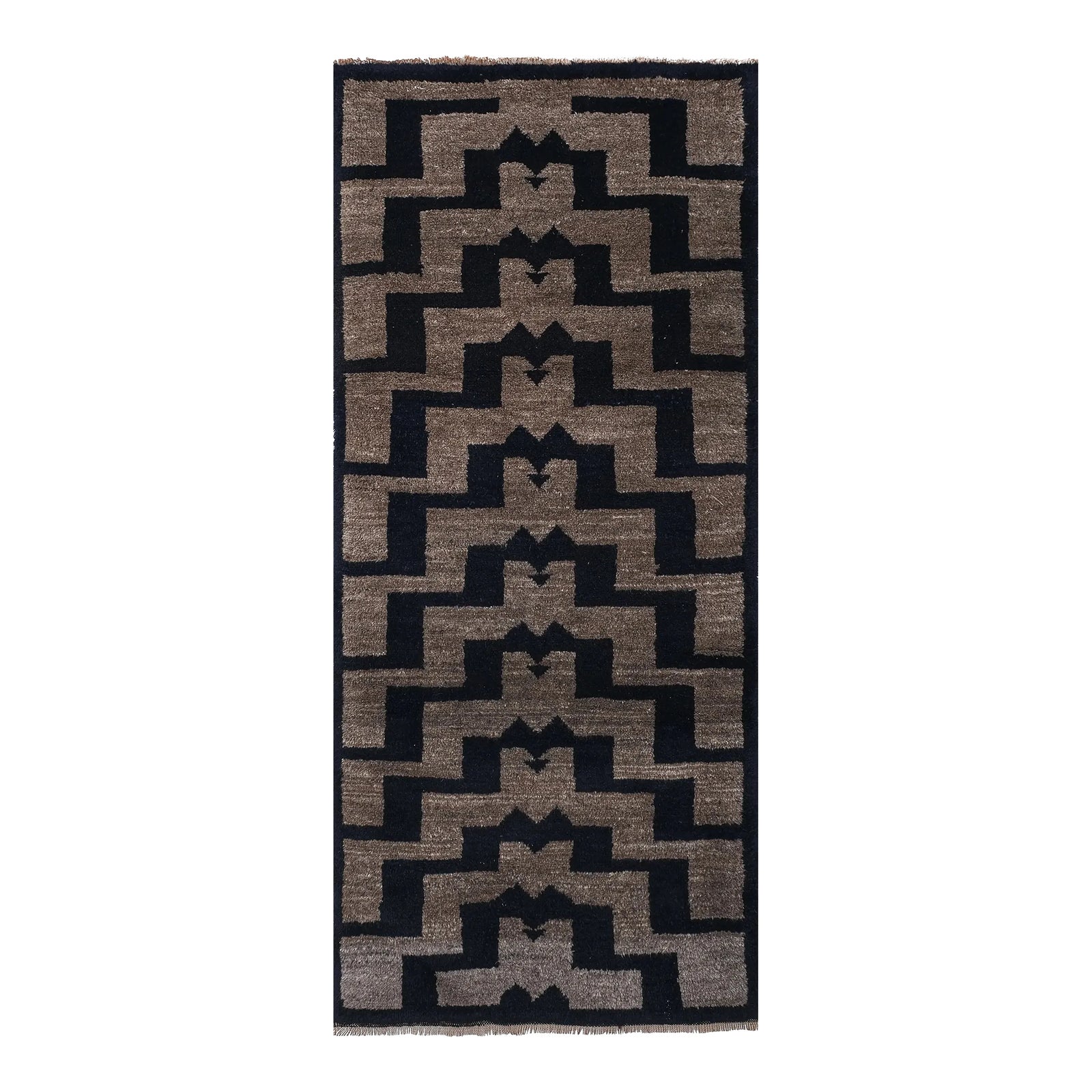 1980s Turkish Tulu Shaggy Rug 2'9'' X 6'4'' | Chairish