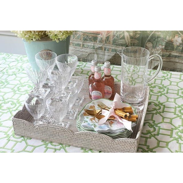 Modern Clear Acrylic Drinks Pitcher For Sale - Image 3 of 3