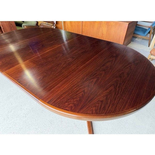 Double Extending Round Dining Table by Svend Aage Madsen, Demark, 1960s For Sale - Image 4 of 18