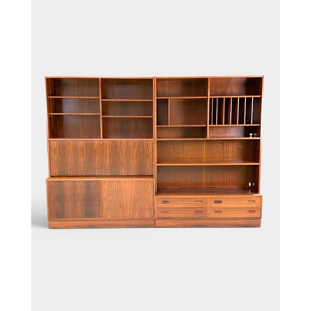Danish Modular Rosewood Bookcases by Hundevad & Co., 1960s, Set of 2 For Sale - Image 11 of 11