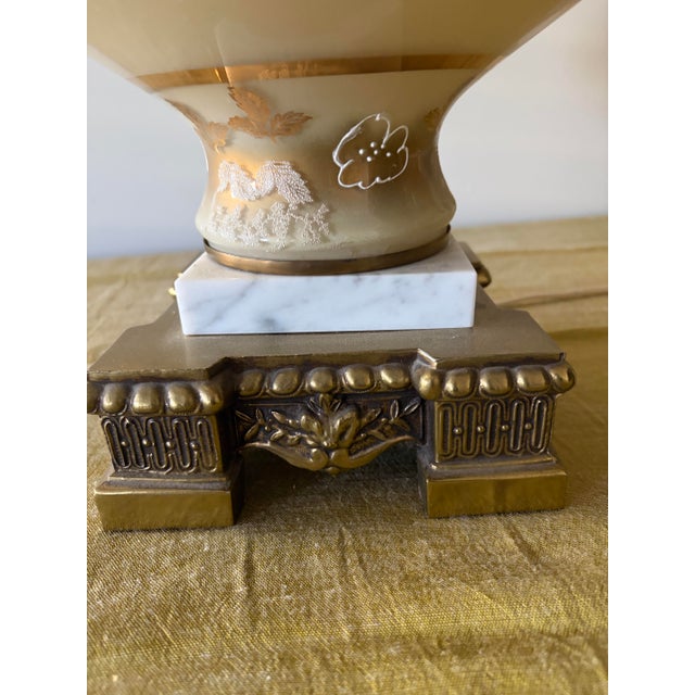 Vintage Hollywood Regency Statement Table Lamps Retailed by Sears - A Pair For Sale - Image 9 of 13