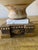 Vintage Hollywood Regency Statement Table Lamps Retailed by Sears - A Pair For Sale - Image 9 of 13