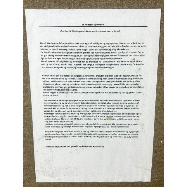 Henrik Westergaard, West Mountain, Mixed Media on Canvas, 2014 For Sale - Image 10 of 11