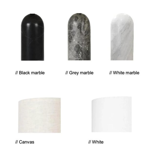 Gravity XL High' Floor Lamp for Gubi in Gray Marble For Sale - Image 12 of 13