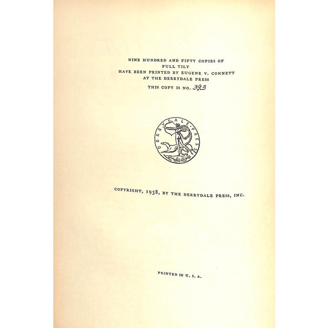 HATCH, Alden and KEENE, Foxhall [170] pp. The Derrydale Press 1938 10 1/4" x 7 5/8" The Derrydale Press, New York, 1938....