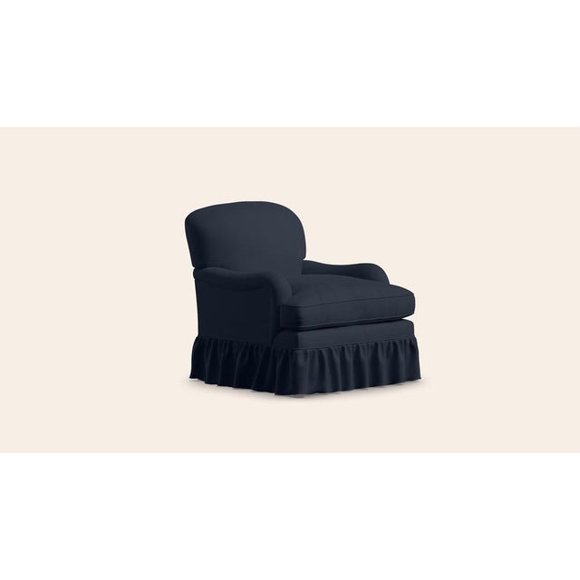 Prussian Sofia Lounge Chair by Ceraudo For Sale - Image 4 of 5