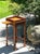 Wood 20th Century, Chinese Chippendale, Mahogany, Occasional Table, Lamp, Side/Tea Service, W/Sliding Drawer, Fretwork, and a Finial, 1970 For Sale - Image 7 of 12
