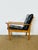 1960s Vintage Scandinavian Lounge Chair in Black Leather and Wood, 1960s For Sale - Image 5 of 15