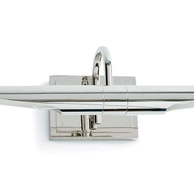 Inspired by the classic museum fixture, the Redford Picture light is crafted in steel with a plated finish. This fixture's...