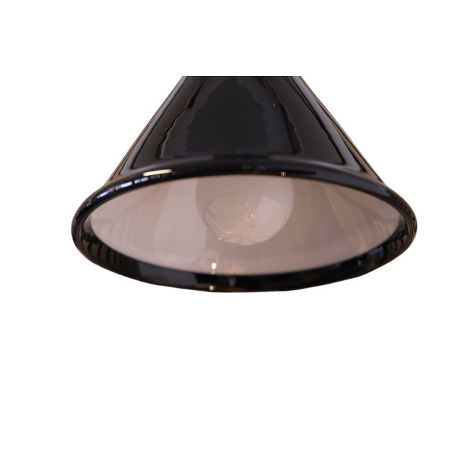 P&T Blue Pendant Light by Michael Bang for Holmegaard, 1960s For Sale - Image 11 of 11