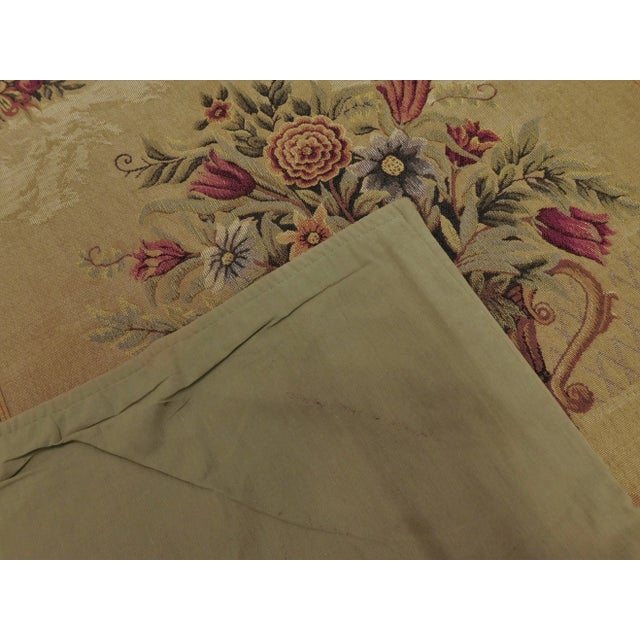 Gold 1980s French Wall Hanging Tapestry For Sale - Image 8 of 11