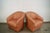 Art Deco 1980’s Art Deco Leather Swivel Lounge Chairs - A Pair For Sale - Image 3 of 12