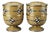Pair of Vintage Cloisonné Enamel Trophy-Form Lidded Jars / Tea Caddies For Sale