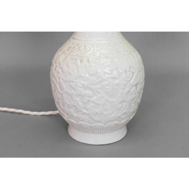 Ceramic Porcelain Lamps, 1940s, Set of 2 For Sale - Image 7 of 9