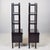 Wood Mid Century Italian Ebonised Shelf Cabinets - Pair For Sale - Image 7 of 12