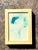 Turquoise Vintage Original Abstract Oil Painting on Canvas For Sale - Image 8 of 12