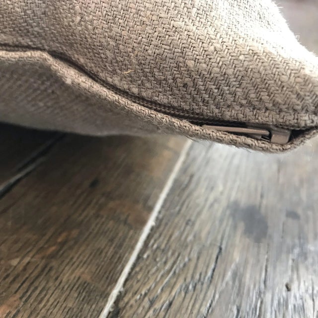 Pair of French Linen Pillows For Sale In Portland, ME - Image 6 of 7