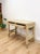 Mid 20th Century Vintage Ficks Reed Style Faux Bamboo Petite Desk With Drawers Wicker Coastal MCM For Sale - Image 5 of 13