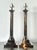 English Vintage Stamped English Silver Corinthian Column Candlestick Lamps - A Pair For Sale - Image 3 of 11