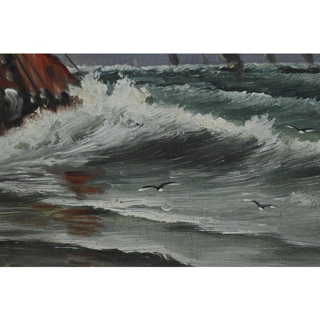 L. Henry, Fishing, Late 19th Century, Oil on Canvas, Framed For Sale - Image 9 of 16