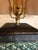 Brown 20th Century Primitive Style Ceramic Vase Table Lamps - a Pair For Sale - Image 8 of 9
