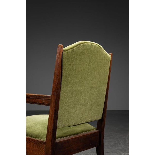 Wood Vintage Armchair Set, 1920s For Sale - Image 7 of 14
