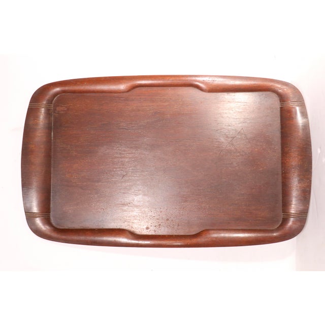 Wood Mid 20th Century Art Deco Moded Plywood Toastmaster Tray For Sale - Image 7 of 17