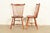L. & J. G. Stickley American Colonial Solid Cherry Wood Spindle Back Windsor Dining Chairs, Set of Four For Sale - Image 11 of 15