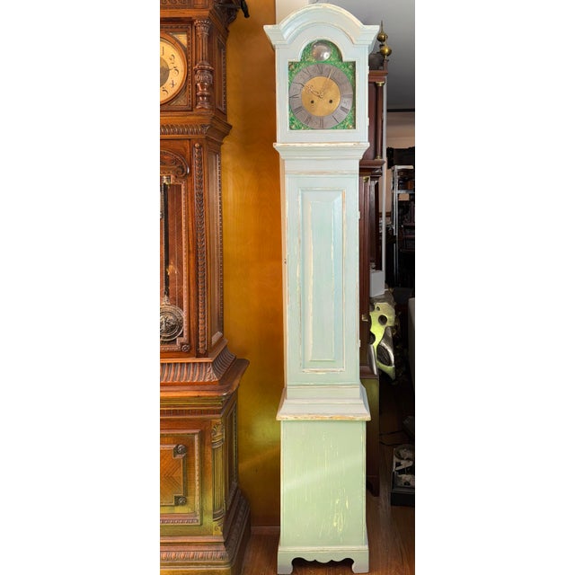 This listing is for a gorgeous Swedish grandfather clock. This clock was made during the Gustavian Era and is dated 1792....