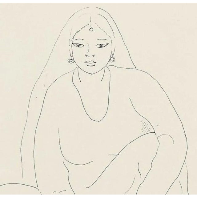 Paysanne d’Egypte (Portrait of Egyptian Woman) is a beautiful drawing realized by the French artist Simone Leclercq-...
