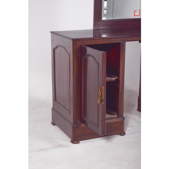 Vintage Portuguese Dressing Table with Mirror, 1920s For Sale - Image 10 of 12