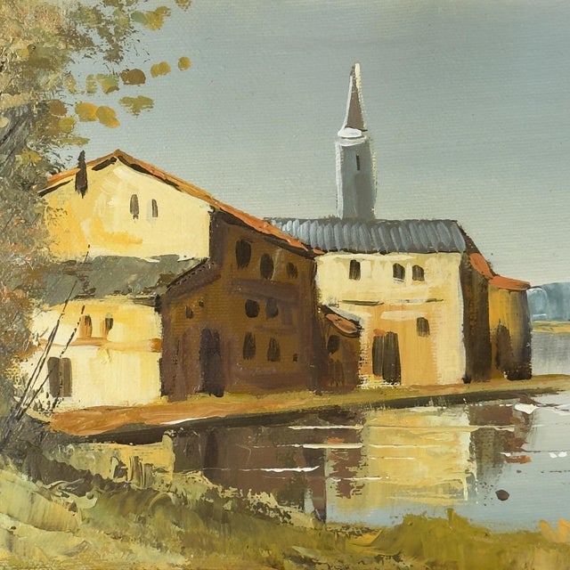 1960s Landscape, 1950s, Oil on Canvas, Framed For Sale - Image 5 of 15