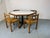 Mid-Century Modern Brutalist Wenge Wood and Steel Dining Table and Chairs by Martin Visser for T Spectrum, 1960s, Set of 5 For Sale - Image 13 of 15