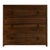 Spritely Home Accent Furniture Lark 34 in. W Rectangular Wood 3 Drawer Dresser, Walnut For Sale - Image 4 of 8