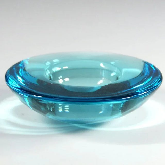 Holmegaard Mid-Century Glass Bowl by Per Lutken for Holmegaard, 1960s For Sale - Image 4 of 7