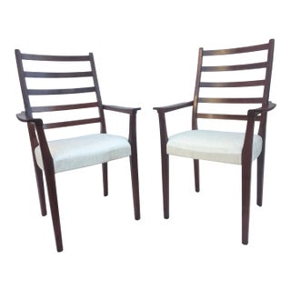 Mid-Century Modern Stamped Svegard Markaryd Teak Chairs - Set of 2 For Sale