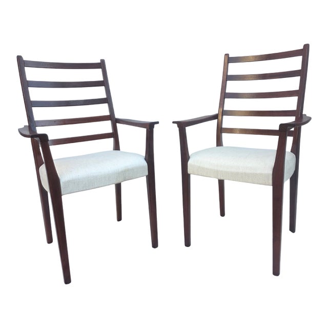 Svegard Markaryd Teak Chairs - Stamped Carver Mid-Century Modern Seating - Set of 2 For Sale