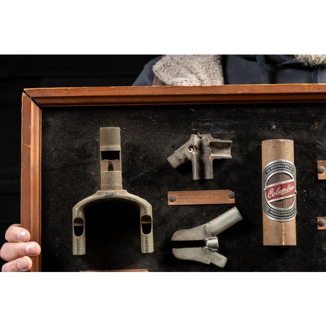 Early 20th-century Columbia Bicycles salesman and educational display assembled by The Westfield Manufacturing Co. of...